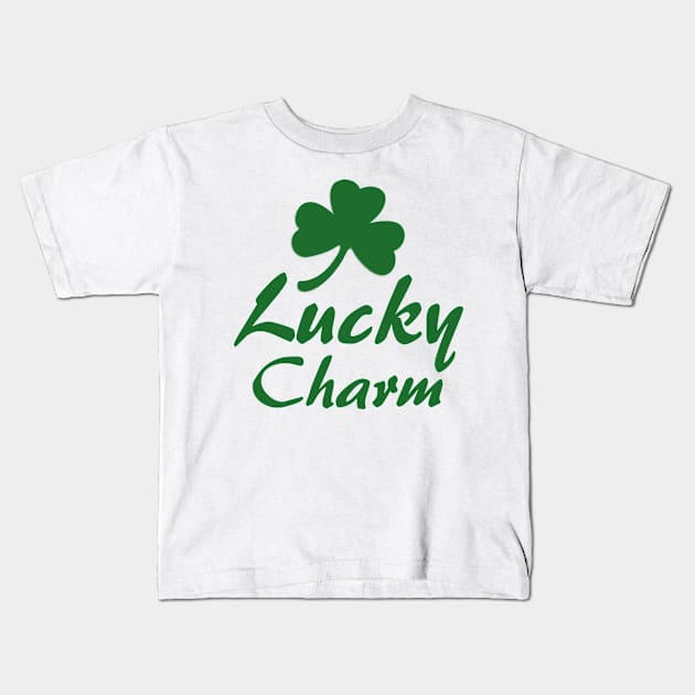 St. Patrick's Day - Lucky Charm Kids T-Shirt by ESDesign